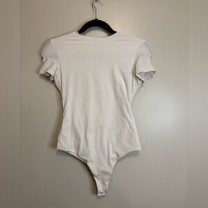 White Short Sleeve Bodysuit